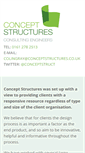 Mobile Screenshot of conceptstructures.co.uk