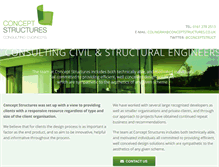 Tablet Screenshot of conceptstructures.co.uk